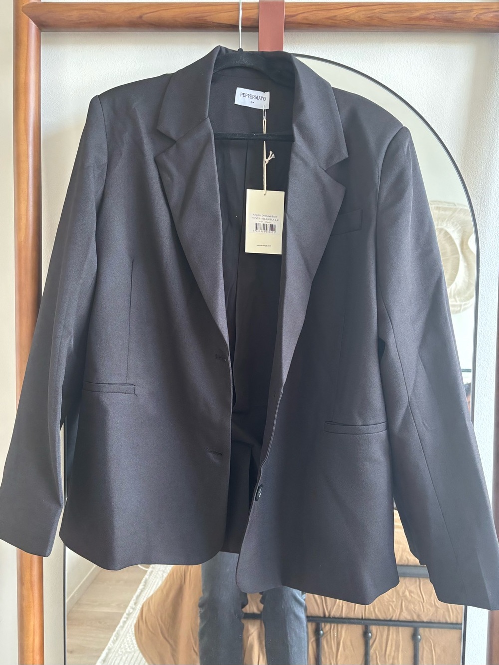 Peppermayo Black Women's Tailored Blazer